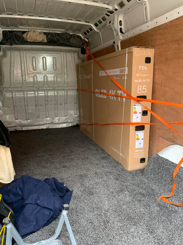 Moving van to move single items